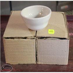 LOCATION #1. LOT OF 12 NEW PORCELAIN SAUCE BOWLS
