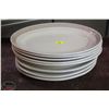 Image 1 : LOCATION #1. LOT OF 8 ASSORTED PORCELAIN OVAL SERVING PLATES