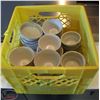Image 1 : LOCATION #1. MILK CRATE OF ASSORTED SAUCE BOWLS & RAMEKINS