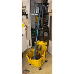 LOCATION #1. RUBBERMAID COMMERCIAL GRADE MOP BUCKET W/ WRINGER