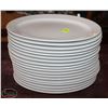 Image 1 : LOCATION #1. LOT OF 18 CAMEO PORCELAIN 12" OVAL SERVING PLATES