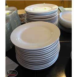 LOCATION #1. LOT OF APPROX 35 ASSORTED DINNER PLATES