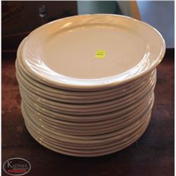 LOCATION #1. LOT OF 20 DUDSON 10" PORCELAIN DINNER PLATES