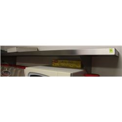 LOCATION #1. 65"X12" STAINLESS STEEL WALL MOUNT SHELF