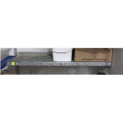 LOCATION #1. 24"X12" GALVANIZED STEEL WALL MOUNT SHELF