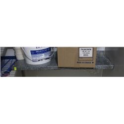 LOCATION #1. 24"X12" GALVANIZED STEEL WALL MOUNT SHELF