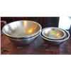 Image 1 : LOCATION #1. LOT OF 11 ASSORTED SIZE SMALLER S/S MIXING BOWLS
