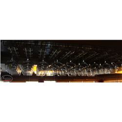 LOCATION #1. LOT OF 30 WINE GLASSES