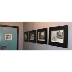 LOCATION #1. LOT OF 10 ASSORTED FRAMED PRINTS