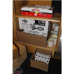LOCATION #1. LARGE LOT OF THERMAL PAPER & RECEIPT PAPER