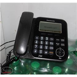 LOCATION #1. LOT OF 2 PANASONIC STATIONARY PHONES, & ONE