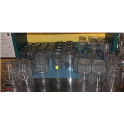 LOCATION #1. LOT OF ASSORTED GLASSES & MUGS