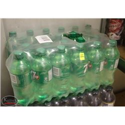 LOCATION #1. CASE OF 22 - 7UP 591ML BOTTLES