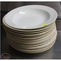 LOCATION #1. LOT OF 17 - 11" PASTA BOWLS USED FOR BAKING