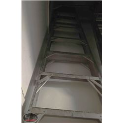 LOCATION #1. 9 FOOT ALUMINUM A-FRAME LADDER