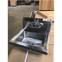 LOCATION #3. JOHNSON ROSE STAINLESS STEEL HAND SINK.