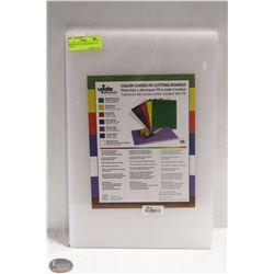 LOCATION #3. WHITE POLY CUTTING BOARD 12 X 18 X 1/2"