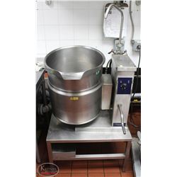 LOCATION #2. CLEVELAND TILTING STEAM KETTLE ON STAND