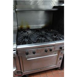 LOCATION #2. QUEST NATURAL GAS 6-BURNER RANGE W/ CONVECTION