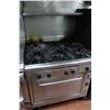 Image 1 : LOCATION #2. QUEST NATURAL GAS 6-BURNER RANGE W/ CONVECTION