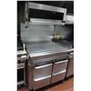 Image 1 : LOCATION #2. QUEST NATURAL GAS 36" GRIDDLE W/ QUEST SALAMANDER