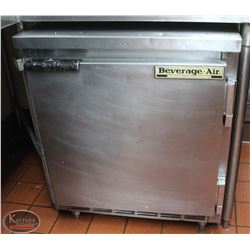 LOCATION #2. BEVERAGE AIR S/S SINGLE DOOR UNDER COUNTER COOLER