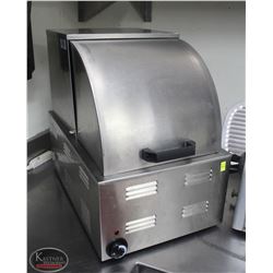 LOCATION #2. S/S FULL-SIZE FOOD WARMER W/ ROLL-TOP COVER