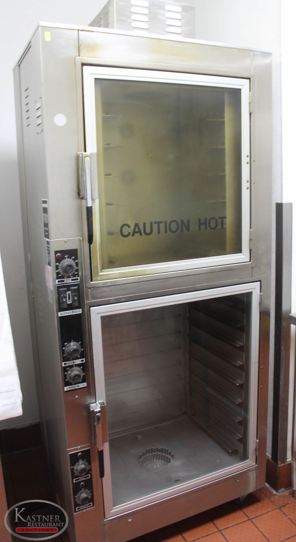 LOCATION 2. STAINLESS STEEL PROOFEROVEN ON CASTORS Kastner Auctions