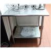 Image 1 : LOCATION #2. STAINLESS STEEL WORKTABLE W/ UNDERSHELF