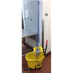 LOCATION #2. RUBBERMAID COMMERCIAL MOP BUCKET W/