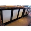 Image 1 : LOCATION #2. LOT OF 2 GENERAL 3 DOOR REMOTE COOLED BACK BAR