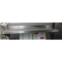 LOCATION #2. STAINLESS STEEL WALL MOUNT SHELF 36"X12"