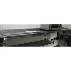 LOCATION #2. STAINLESS STEEL WALL MOUNT SHELF 96"X12" W/