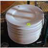 Image 1 : LOCATION #2. LOT OF 19 - 10" PORCELAIN DINNER PLATES