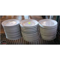 LOCATION #2. LOT OF APPROX. 55 - 6.5" PORCELAIN SIDE PLATES
