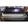 Image 1 : LOCATION #2. LOT OF 18 RECTANULAR SERVING TRAYS