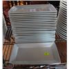 Image 1 : LOCATION #2. LOT OF 21 RECTANGULAR SERVING PLATTERS 11"X6.75"