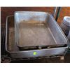 Image 1 : LOCATION #2. LOT OF 2 LARGE ROASTING PANS