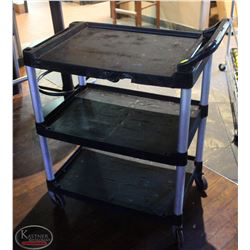 LOCATION #2. 3 TIER RUBBERMAID COMMERCIAL SERVICE/BUSSING CART