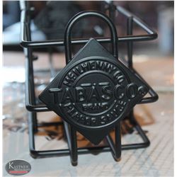 LOCATION #2. CASE OF 20 TABASCO BRANDED TABLE TOP CADDIES