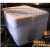 Image 1 : LOCATION #2. LOT OF 8 STERILITE 27 LITER STORAGE BINS W/ 7 LIDS