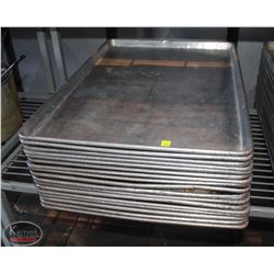 LOCATION #2. LOT OF 17 FULL SIZE BUN PANS