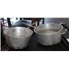 Image 1 : LOCATION #2. LOT OF 2 ALUMINUM SAUCE PANS (9 QUART & 8 QUART)