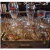 Image 1 : LOCATION #2. DISHWASHER RACK W/ 32 ASSORTED BEER GLASSES INCL: