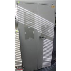 LOCATION #2. STAPLES LOCKABLE VERTICAL CABINET 36"X18"X72"