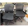 Image 1 : LOCATION #2. LOT OF 2 MESH BACK OFFICE CHAIRS