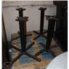 Image 1 : LOCATION #2. LOT OF 4 HEAVY DUTY TABLE BASES