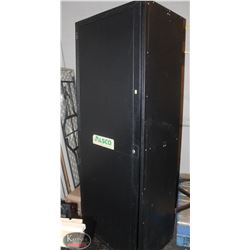 LOCATION #2. LARGE STEEL VERTICAL CABINET 32.5"X21.25"X84"