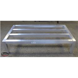 LOCATION #3. UPDATE 20" X 36" HEAVY DUTY ALUMINUM DUNNAGE RACK