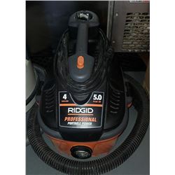 LOCATION #1. RIGID PROFESSIONAL 4 GALLON PORTABLE VACUUM